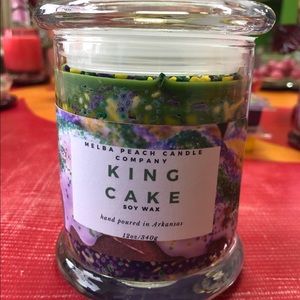 King Cake Soywax Candle Mardi Gras Season 12oz